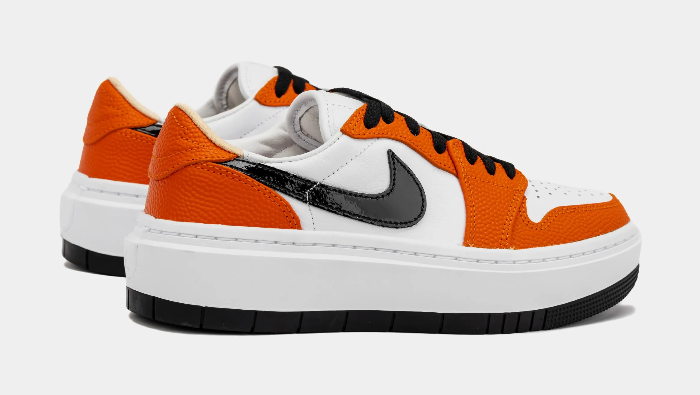 Air Jordan 1 Elevate Low SE Brilliant Orange Womens Basketball Shoes (Orange/Black)