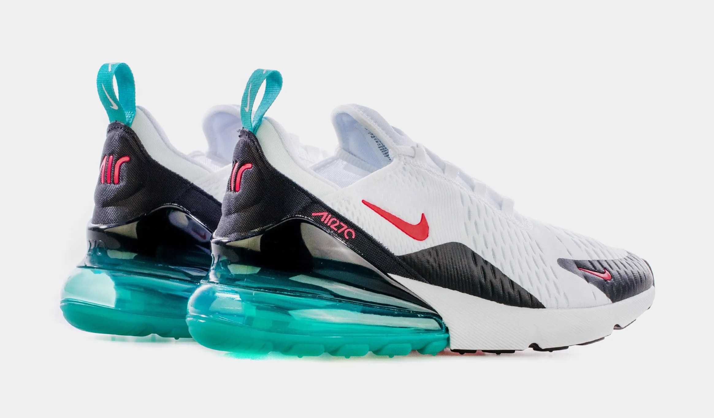 Air Max 270 Mens Lifestyle Shoes (White/Teal)