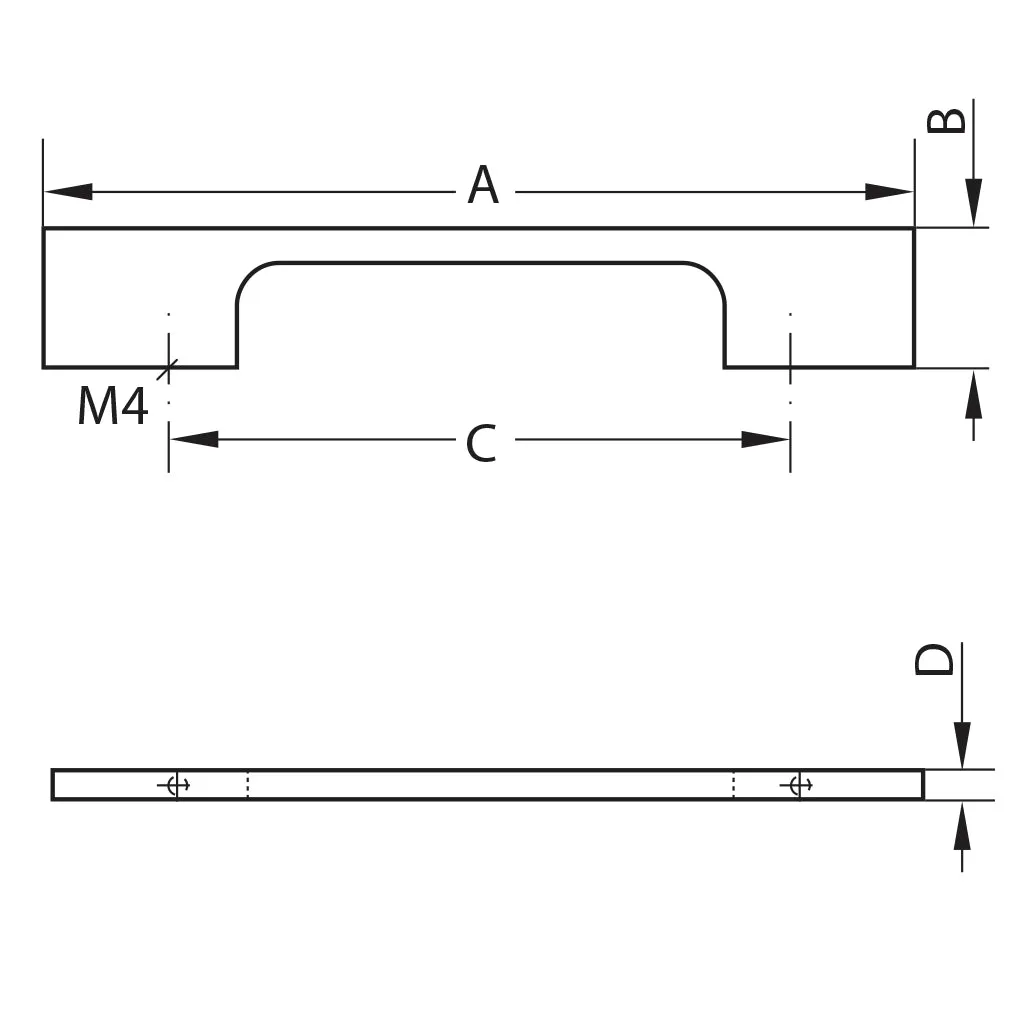 Aluminium Furniture Handle