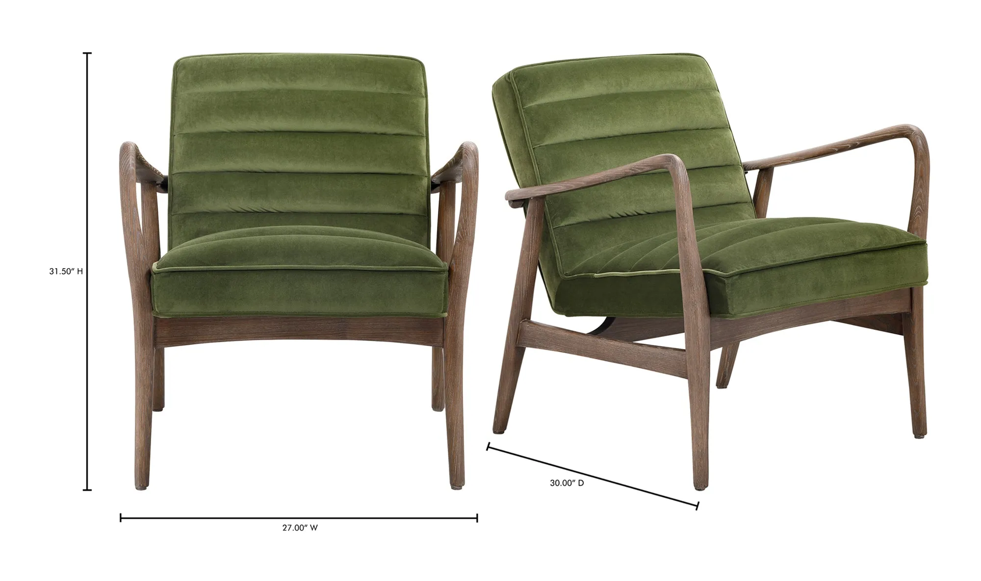 Anderson Green Accent Armchair