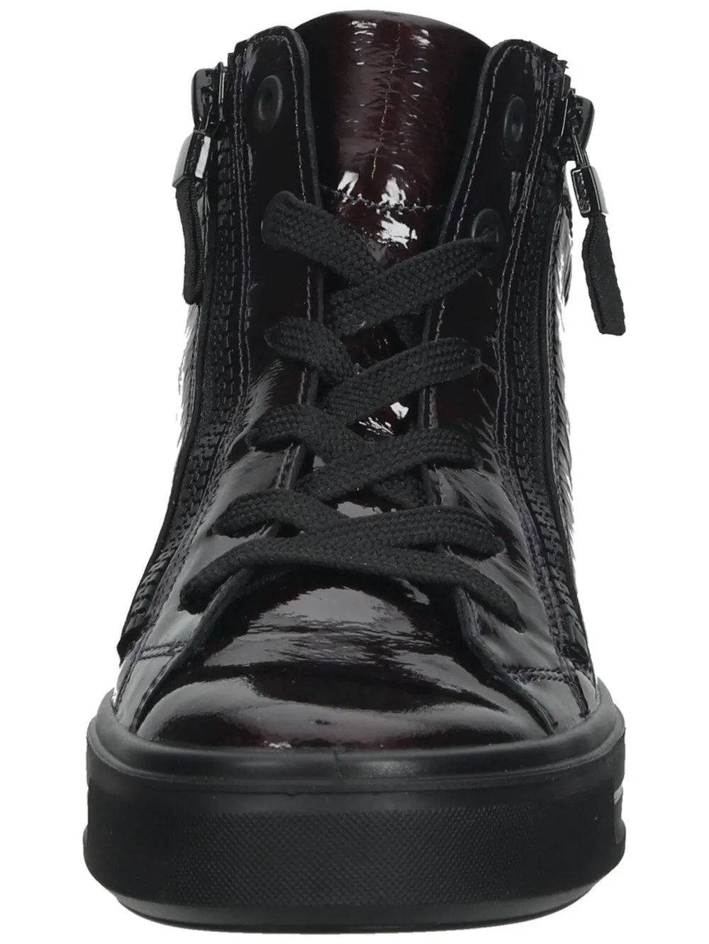 Ara high top sneakers, burgundy