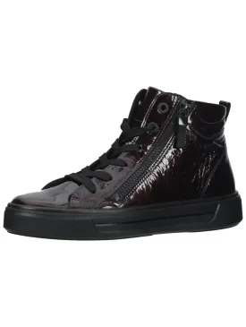 Ara high top sneakers, burgundy