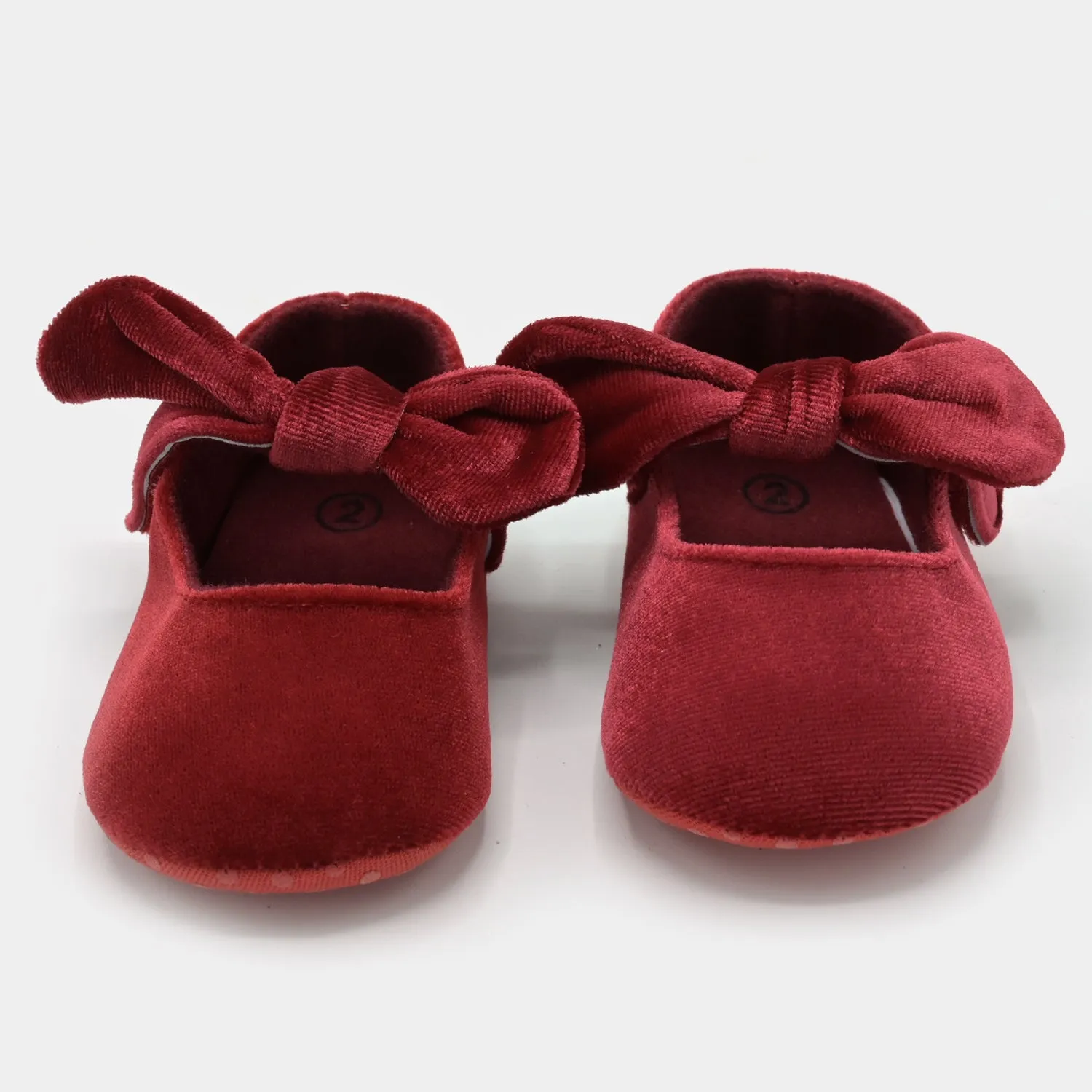 Baby Girls Shoes B165-Red