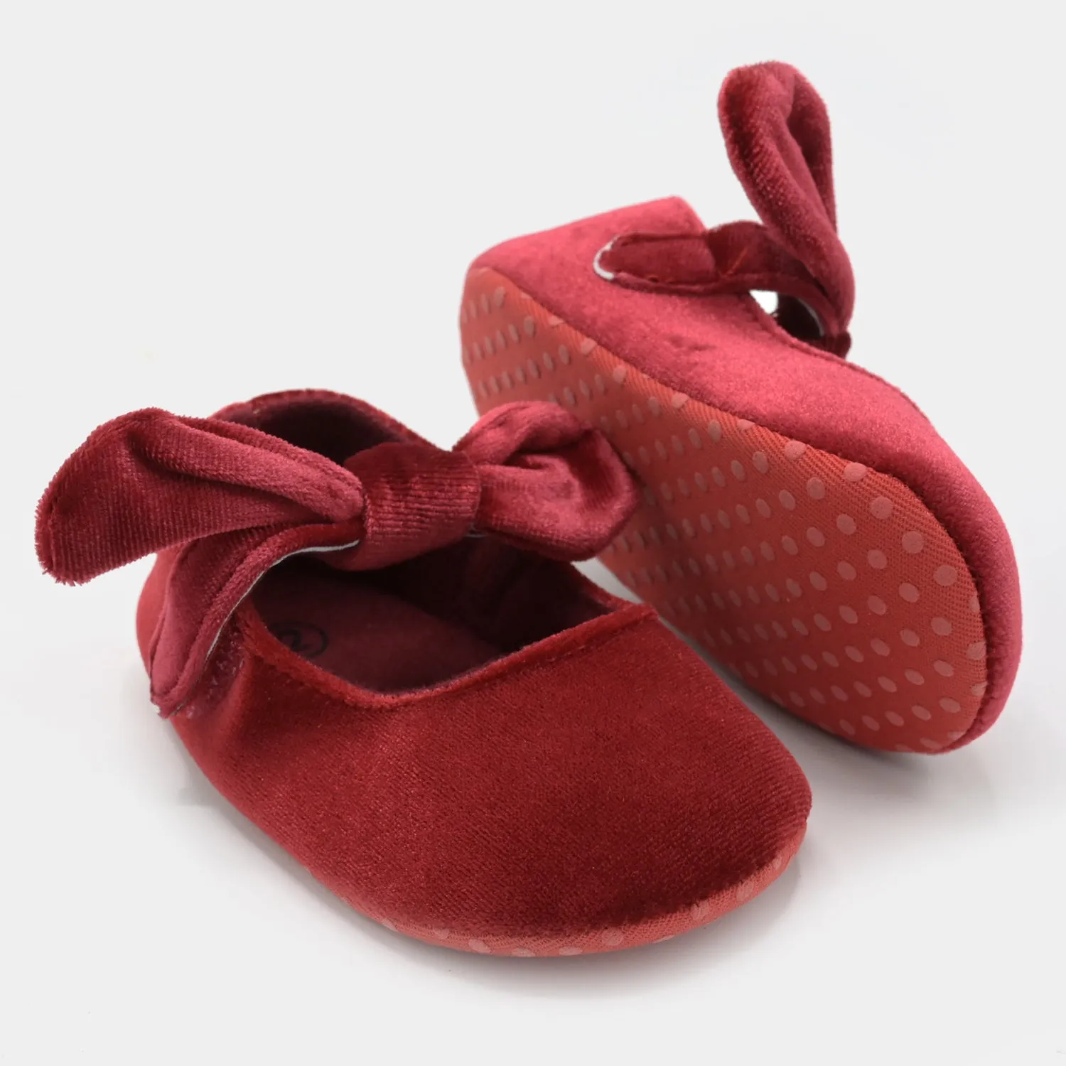 Baby Girls Shoes B165-Red