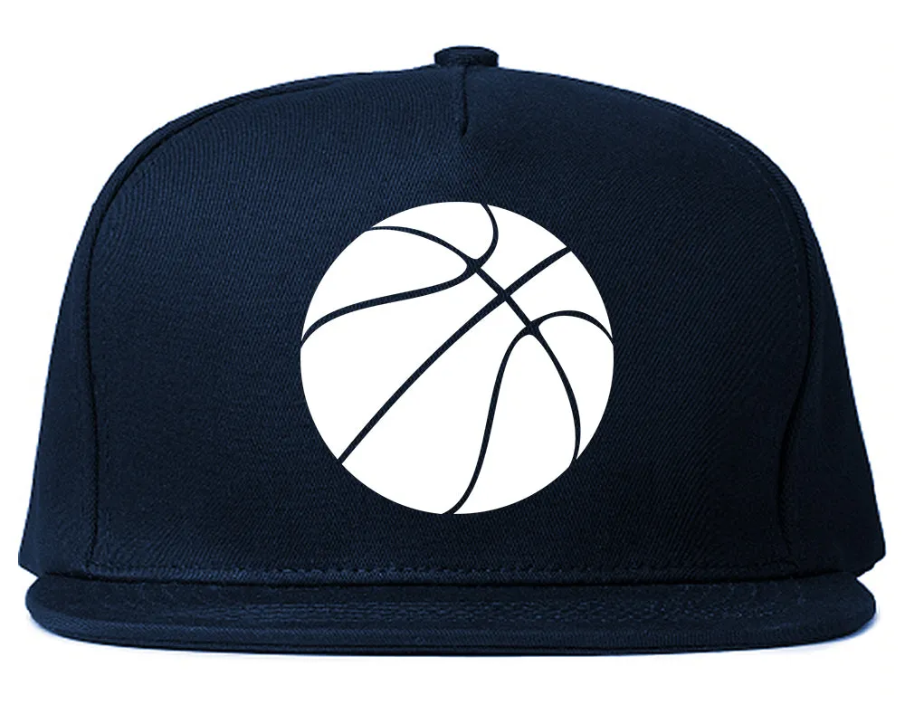 Basketball Logo Chest Mens Snapback Hat