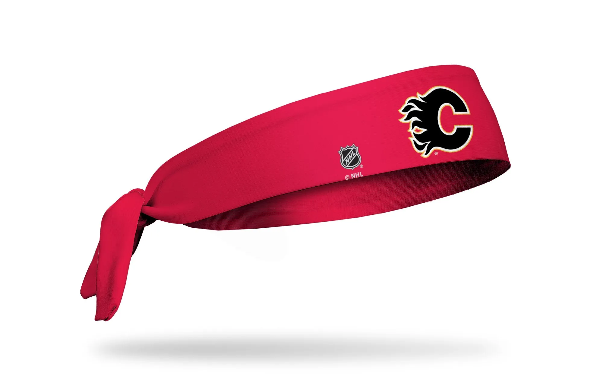 Calgary Flames: Black Logo Tie Headband