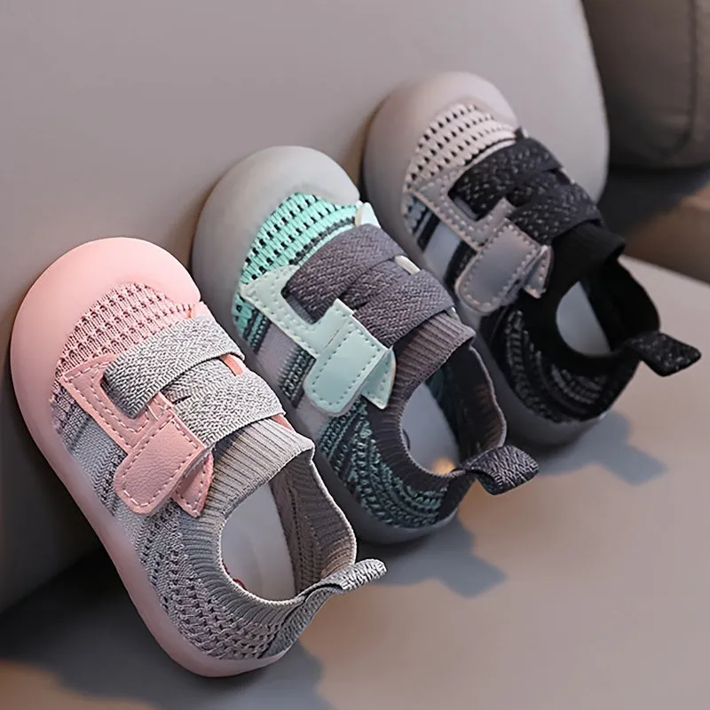 Casual Comfortable Low Top Woven Shoes For Baby Boys, Breathable Non-slip Walking Shoes For Spring And Autumn