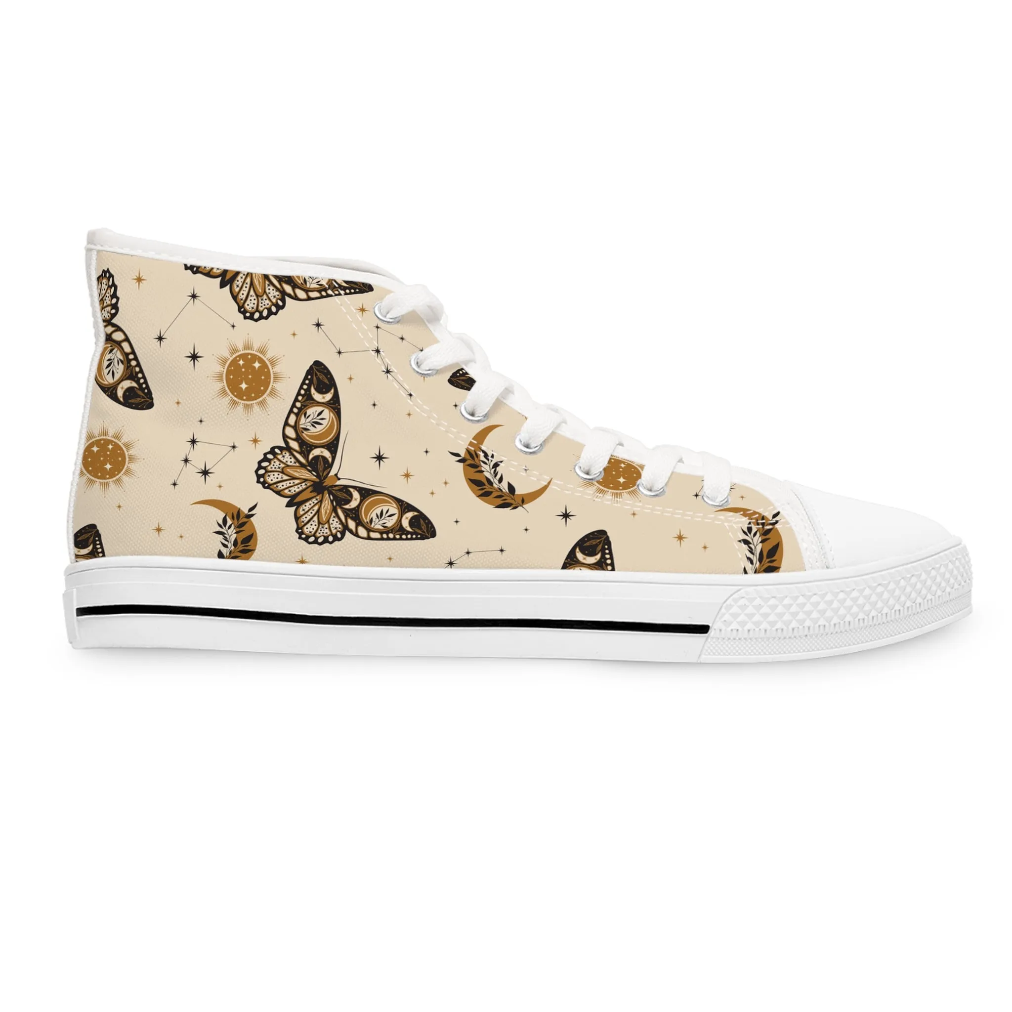 Celestial Butterflies Women's High Top Sneakers