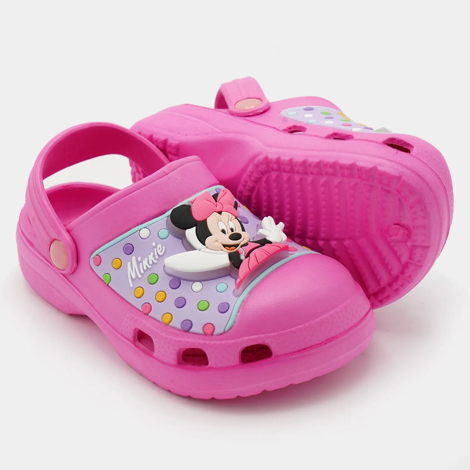 CHARACTER LIGHTNING Girls Clogs Non Slippery-Pink