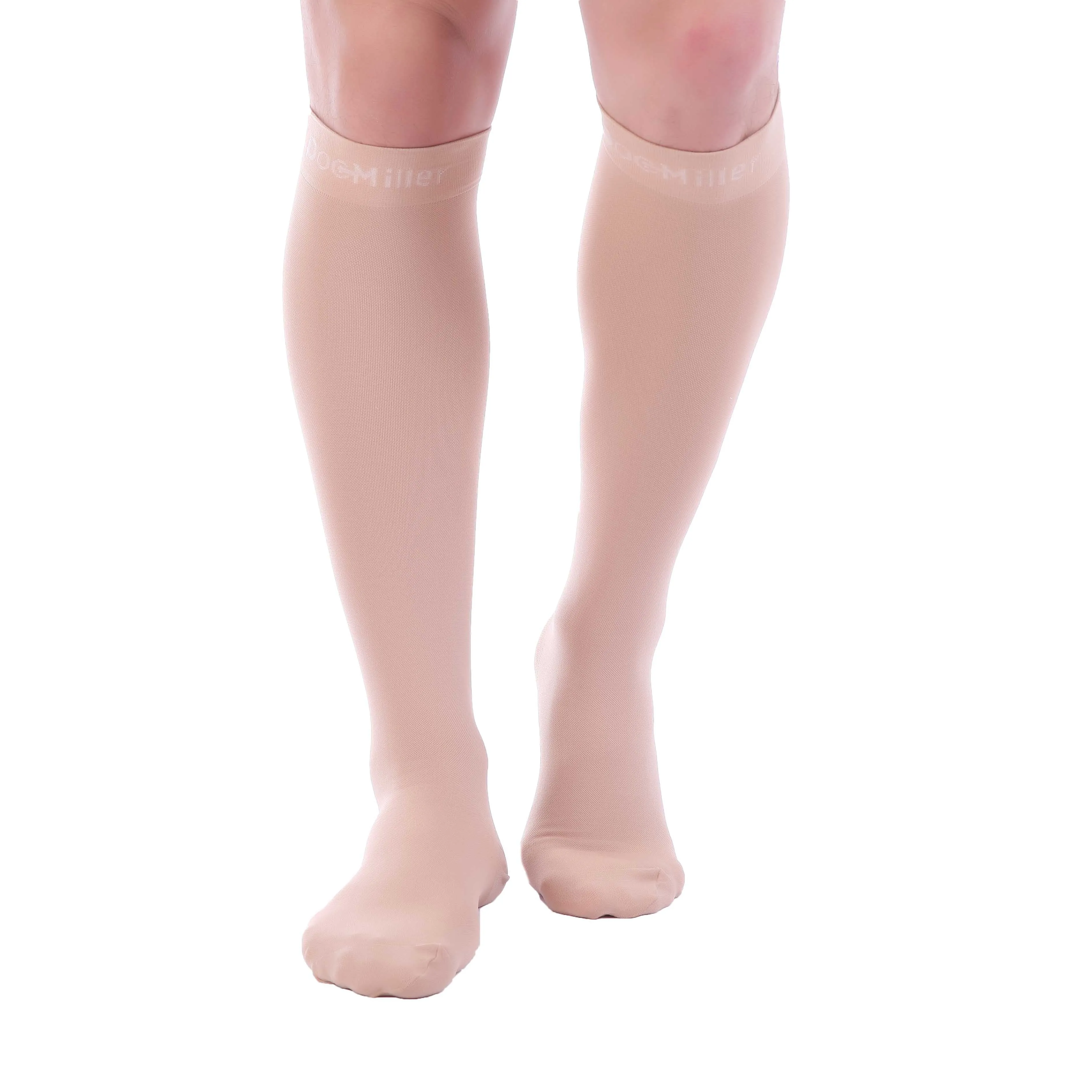 Closed Toe Compression Socks 15-20mmHg SKIN/NUDE