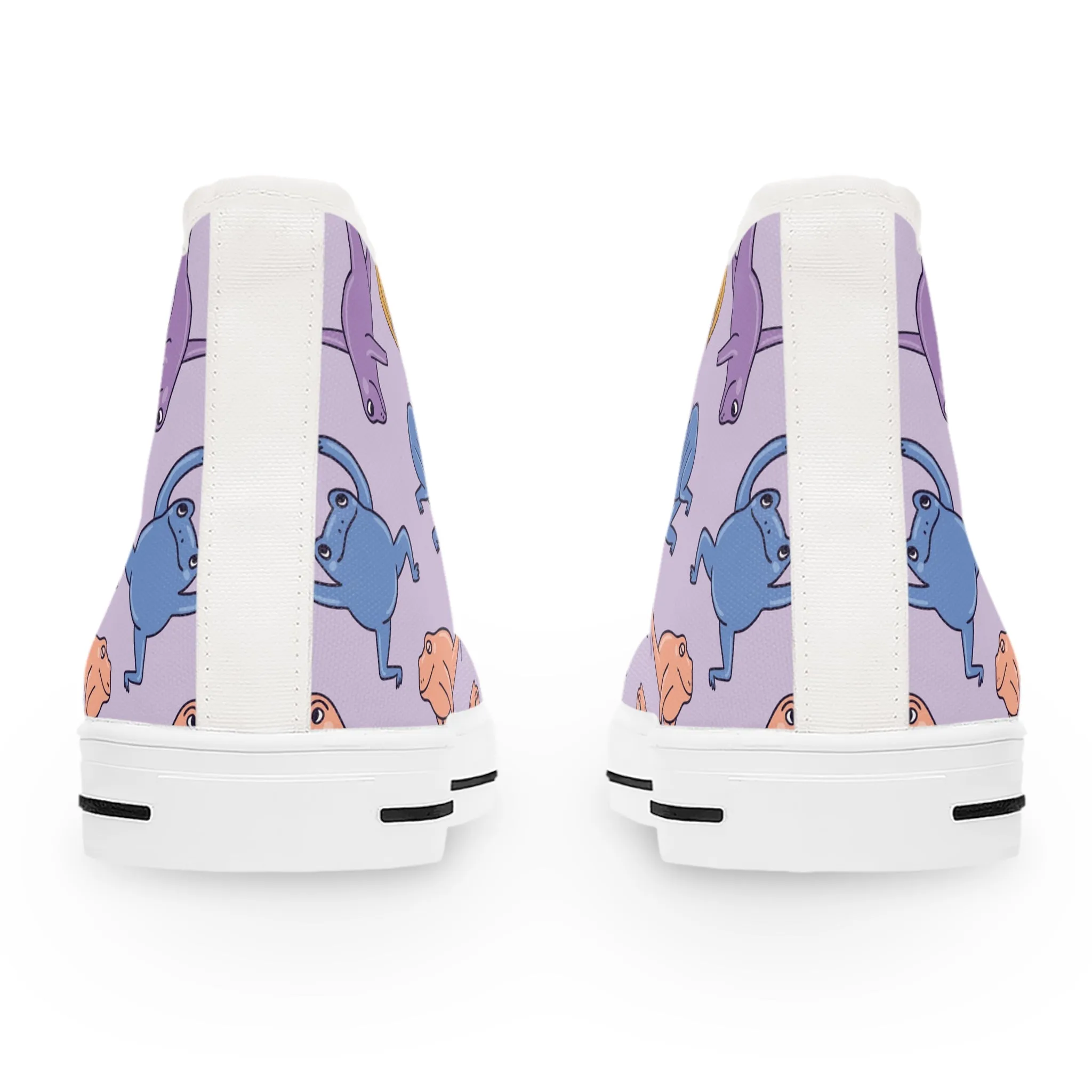 Colorful Frogs Women's High Top Sneakers