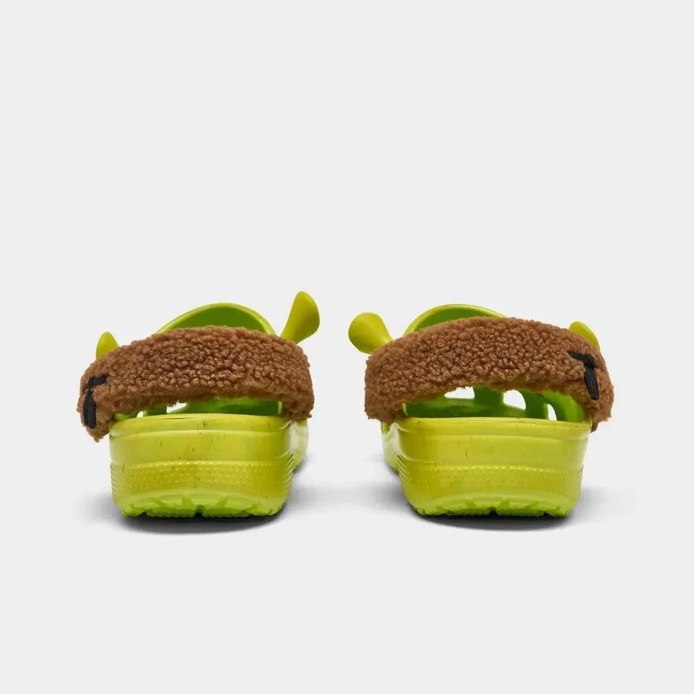 Mens and Womens Crocs Classic Shrek Clogs - DreamWorks Green Footwear for Comfort and Style