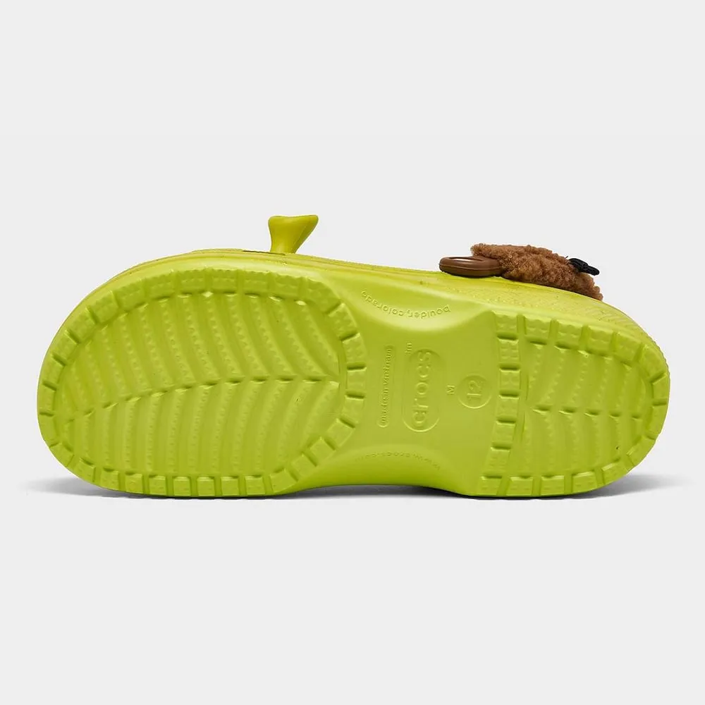 Mens and Womens Crocs Classic Shrek Clogs - DreamWorks Green Footwear for Comfort and Style