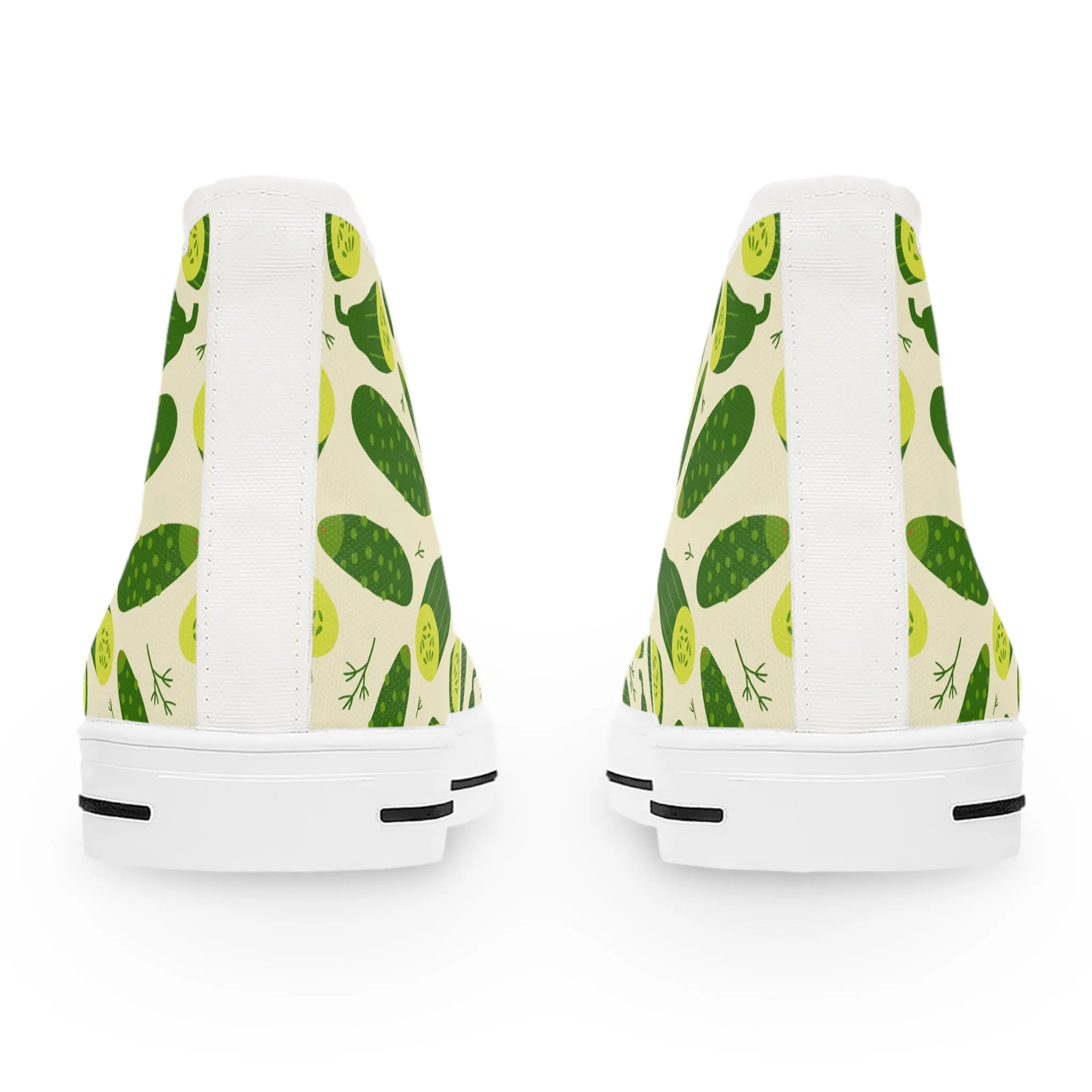 Cucumbers Women's High Top Sneakers