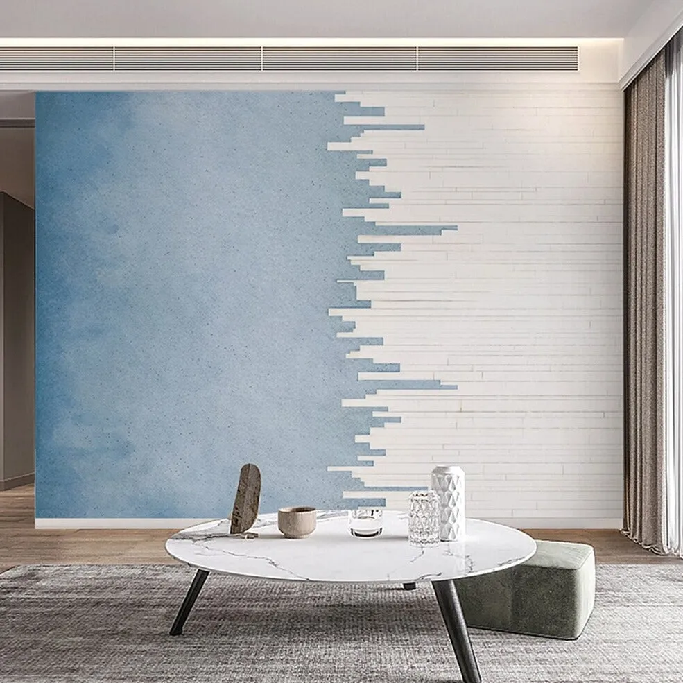 Custom Mural Geometric Abstract Art Wallpaper (㎡)