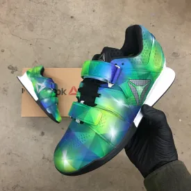 Custom Painted Prism Reebok Legacy Olympic Weightlifting Shoes