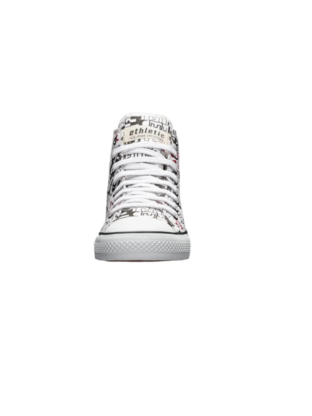 Ethletic White Cap High Top Sneakers, white