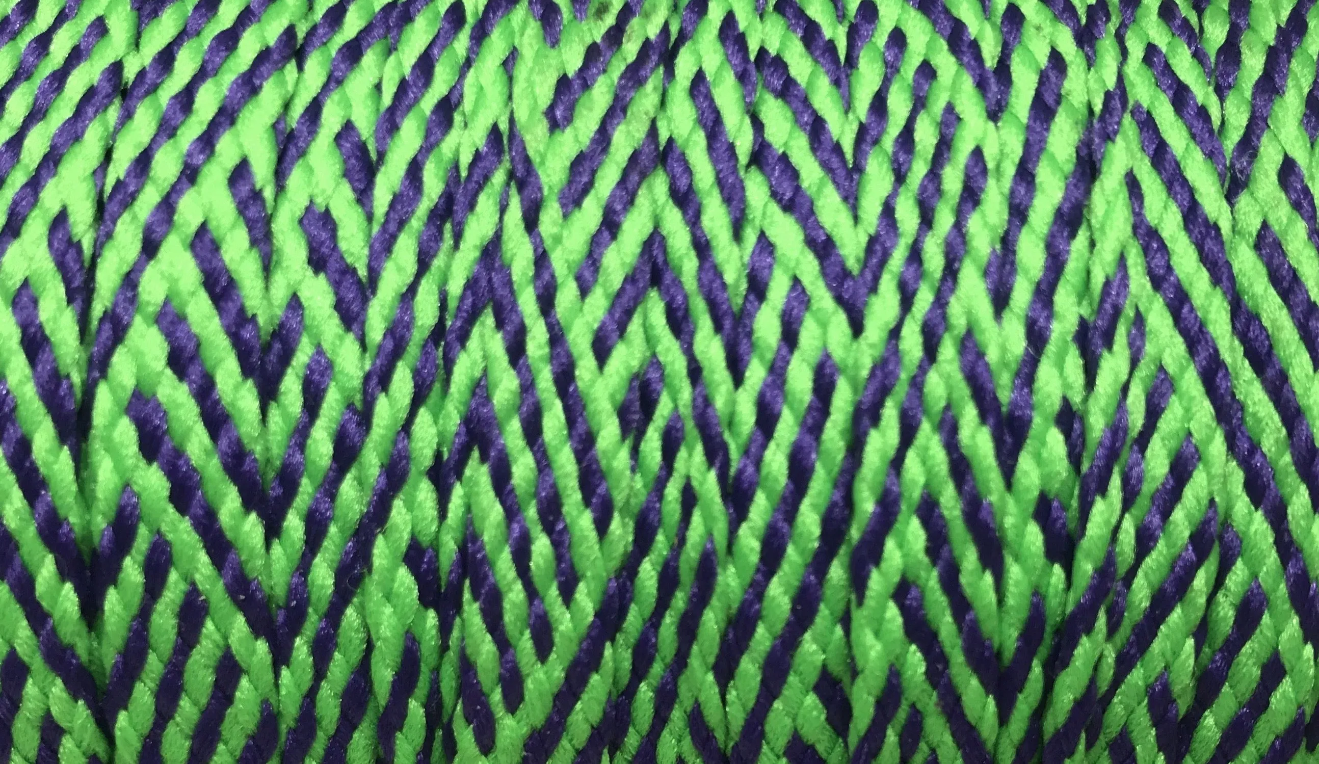 Flat Herringbone Shoelaces - Green and Navy Blue