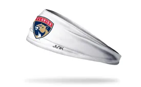 Florida Panthers: Logo White Headband