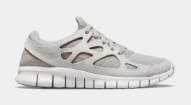 Free Run 2 Pure Platinum Womens Running Shoes (Summit White/Grey)