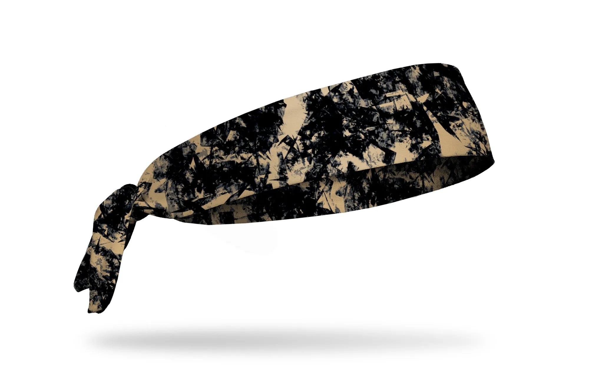 Gridiron Black Gold Tie Headband