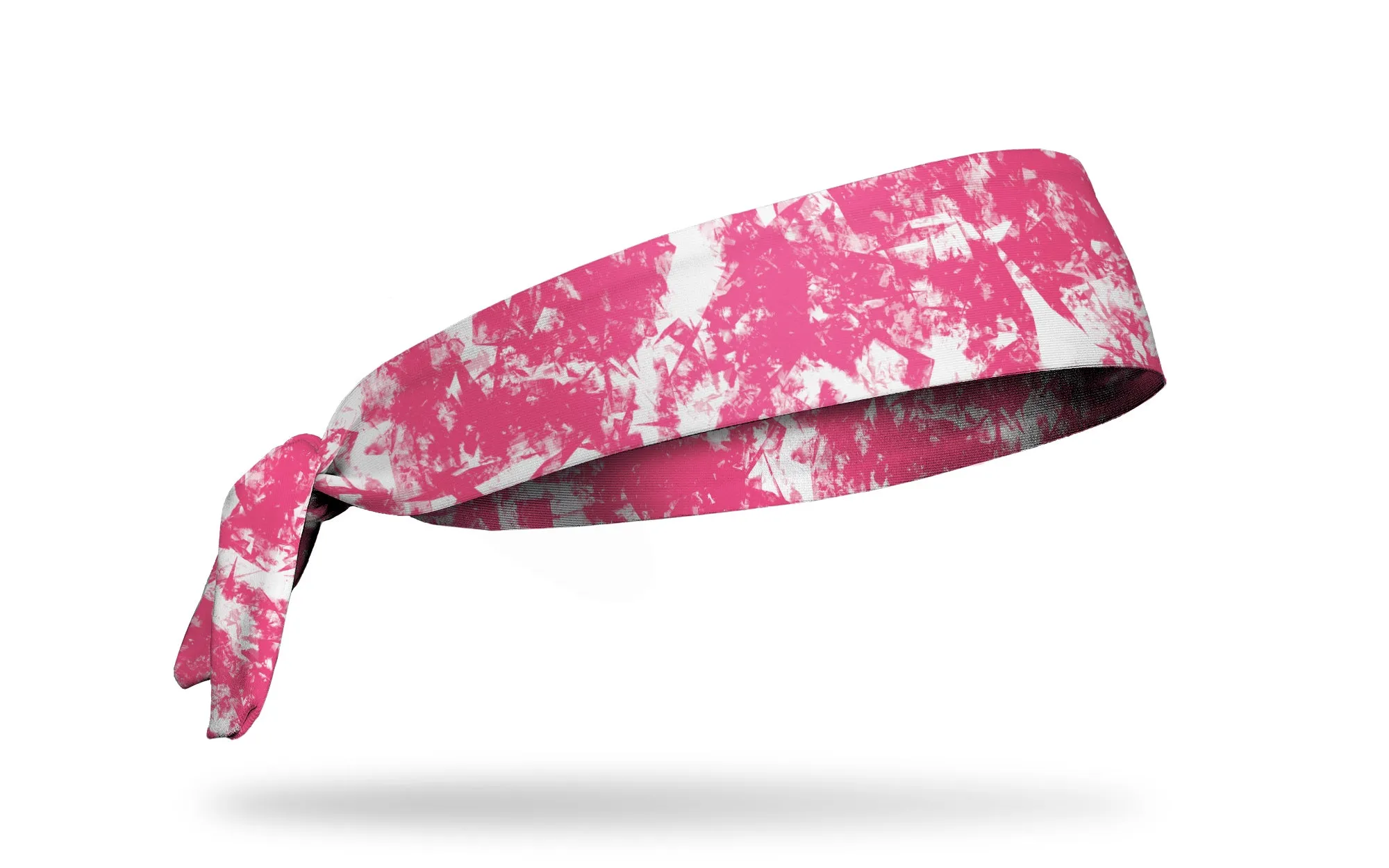 Gridiron Pink White Tie Headband