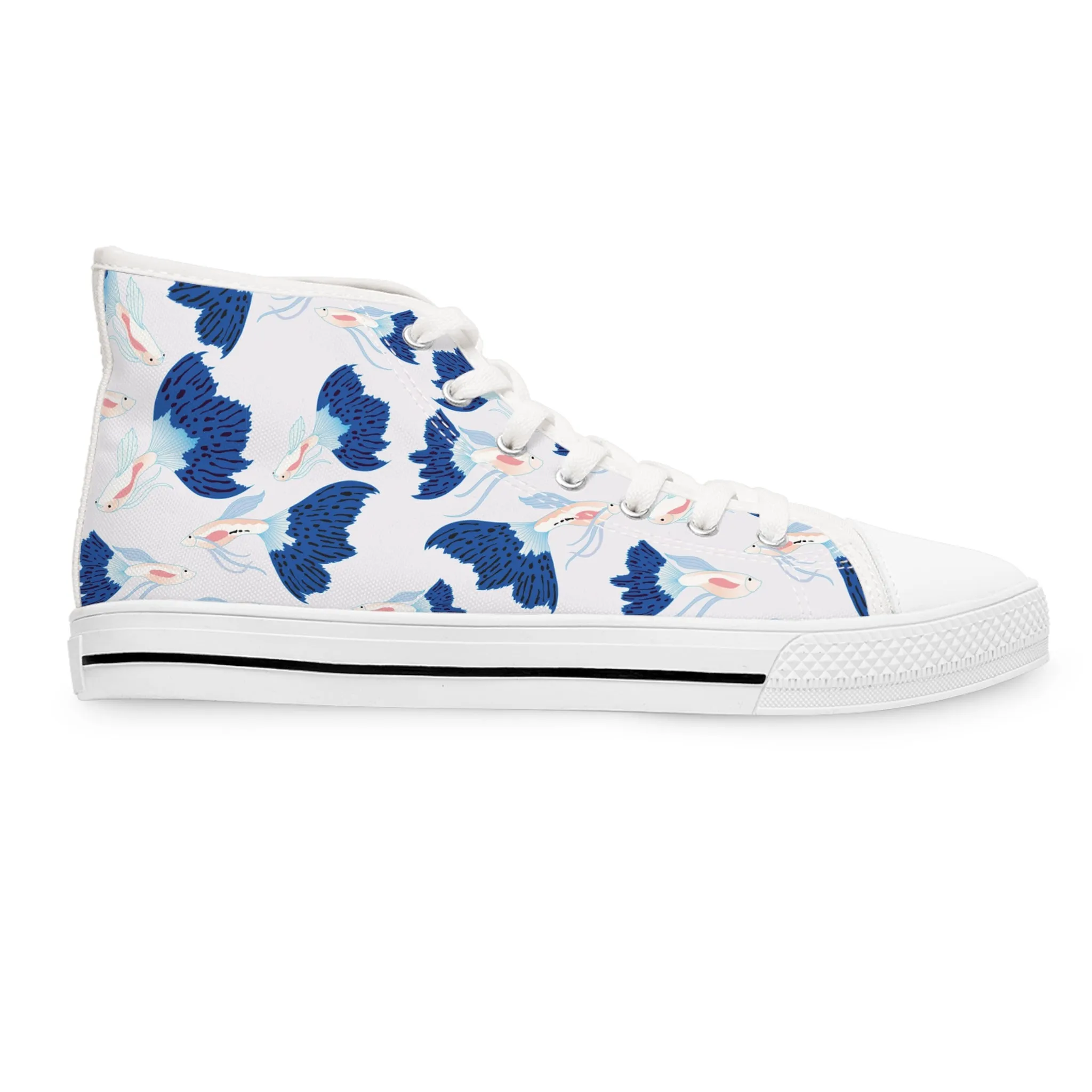 Guppy Fish Women's High Top Sneakers