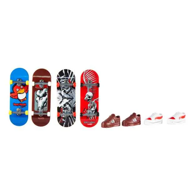 Hot Wheels Skate Fingerboard   Shoe Multipack Tricked Out Pack