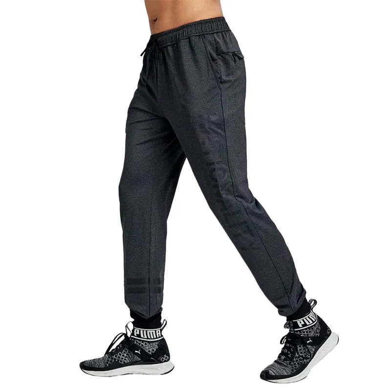 Jogging Pants Men Breathable Sport Sweatpants Zip Pocket Training Pants Gym Workout Pants Athletic Soccer Running Trousers