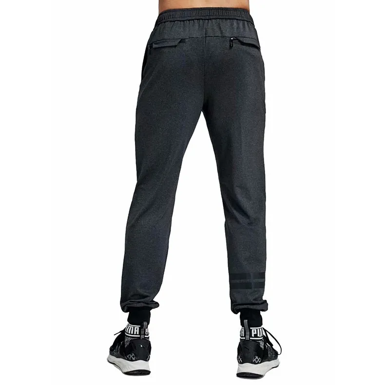 Jogging Pants Men Breathable Sport Sweatpants Zip Pocket Training Pants Gym Workout Pants Athletic Soccer Running Trousers