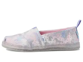 Loafers TOMS Kids Foil Unicorn Tie-Dye Knit Alpargata (Little Kid/Big Kid)