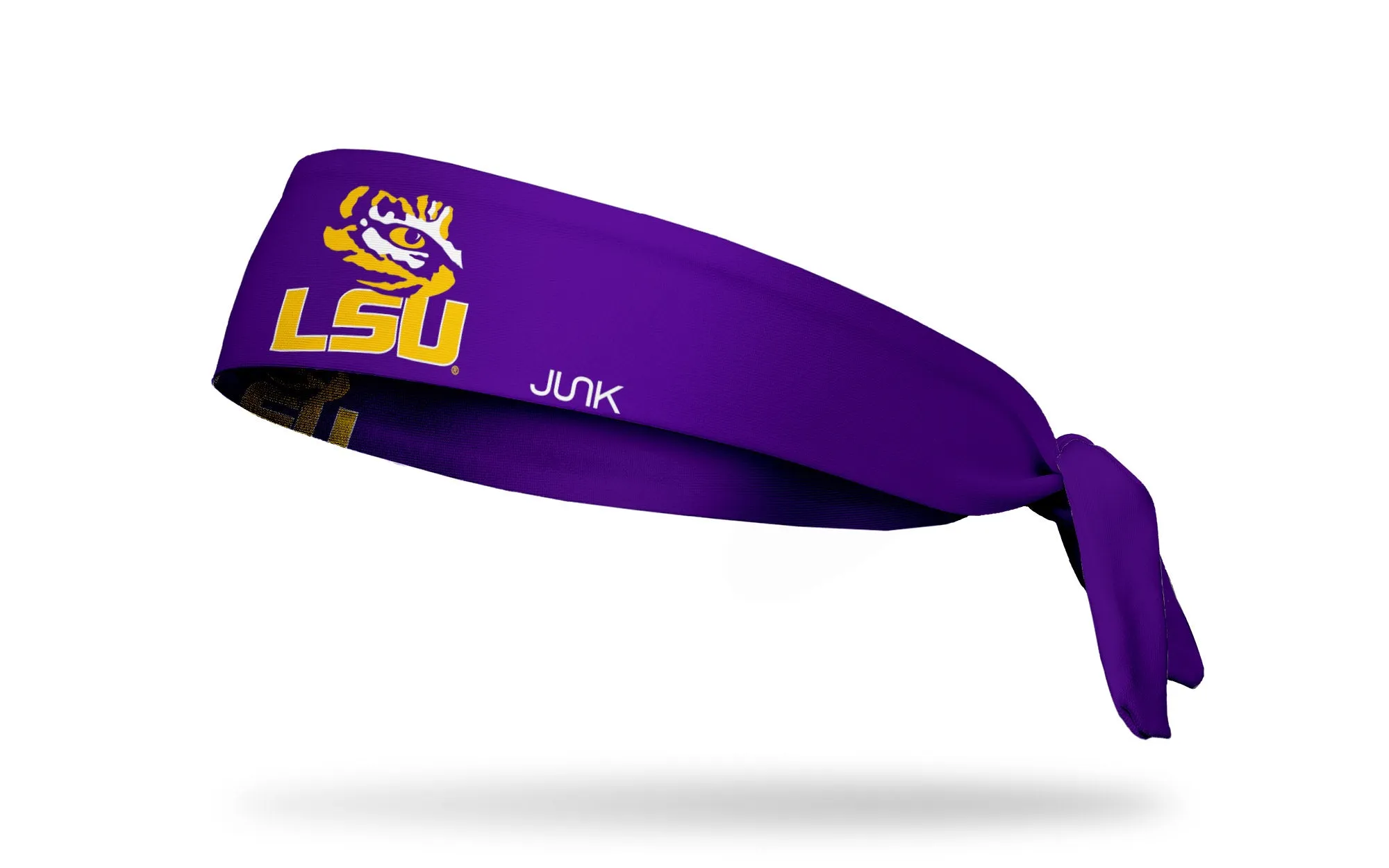 Louisiana State University: LSU Gold Stacked Purple Tie Headband