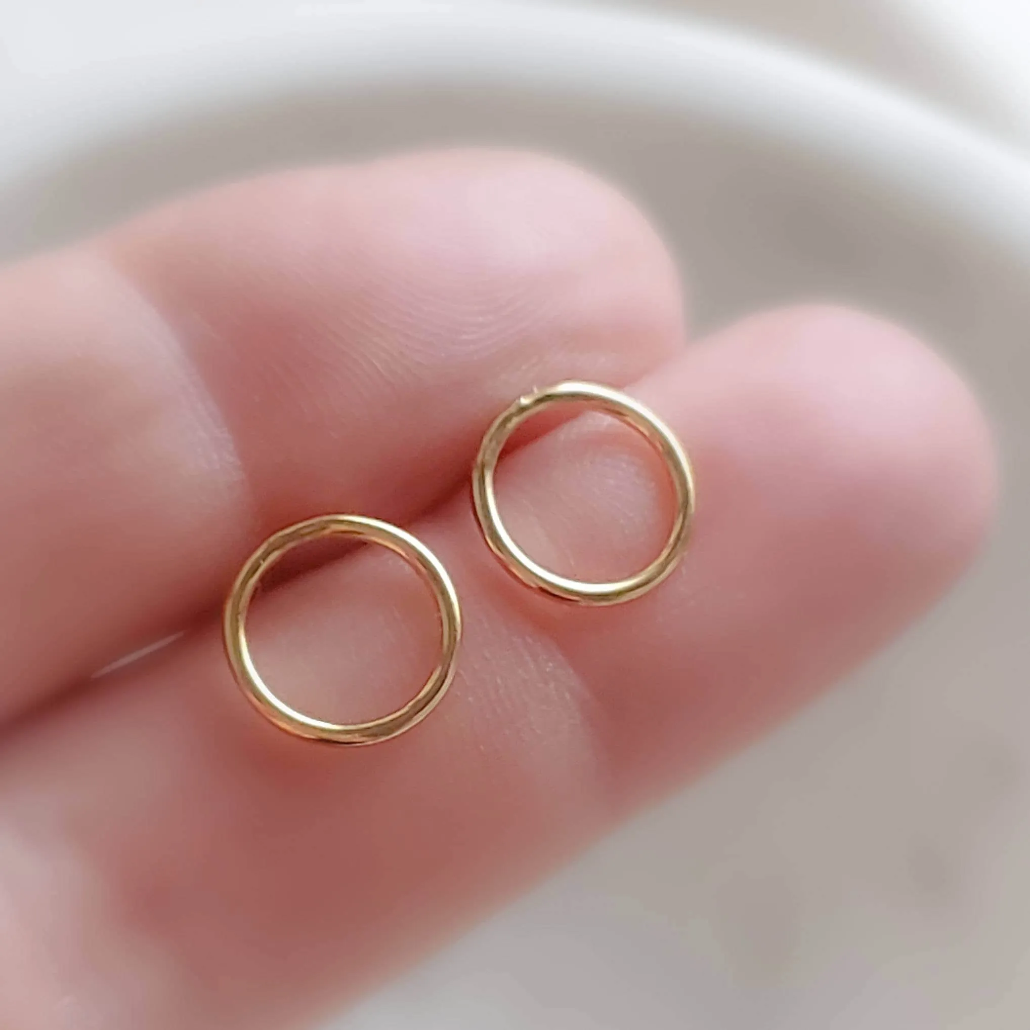 Modern Circle Studs