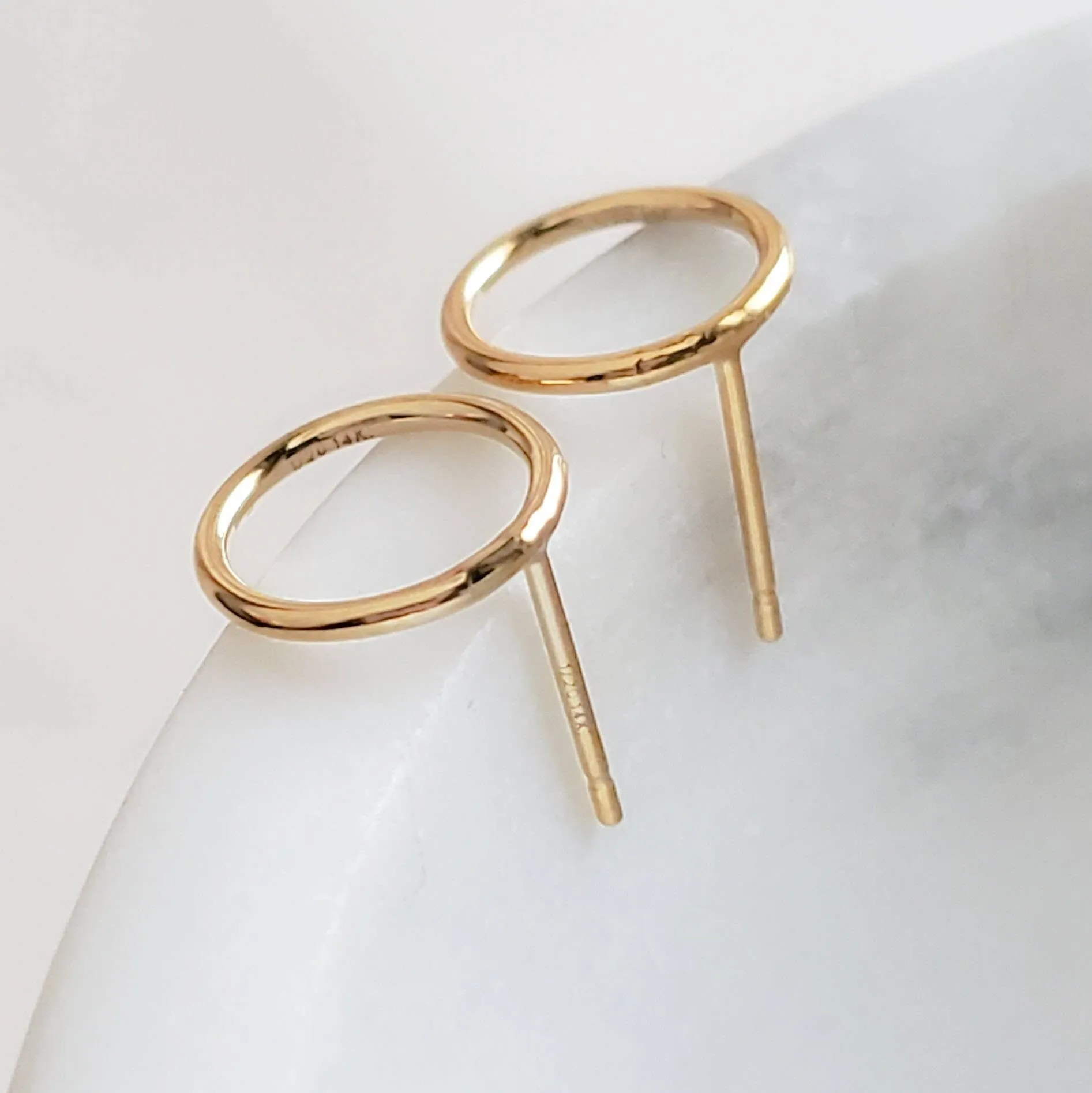 Modern Circle Studs