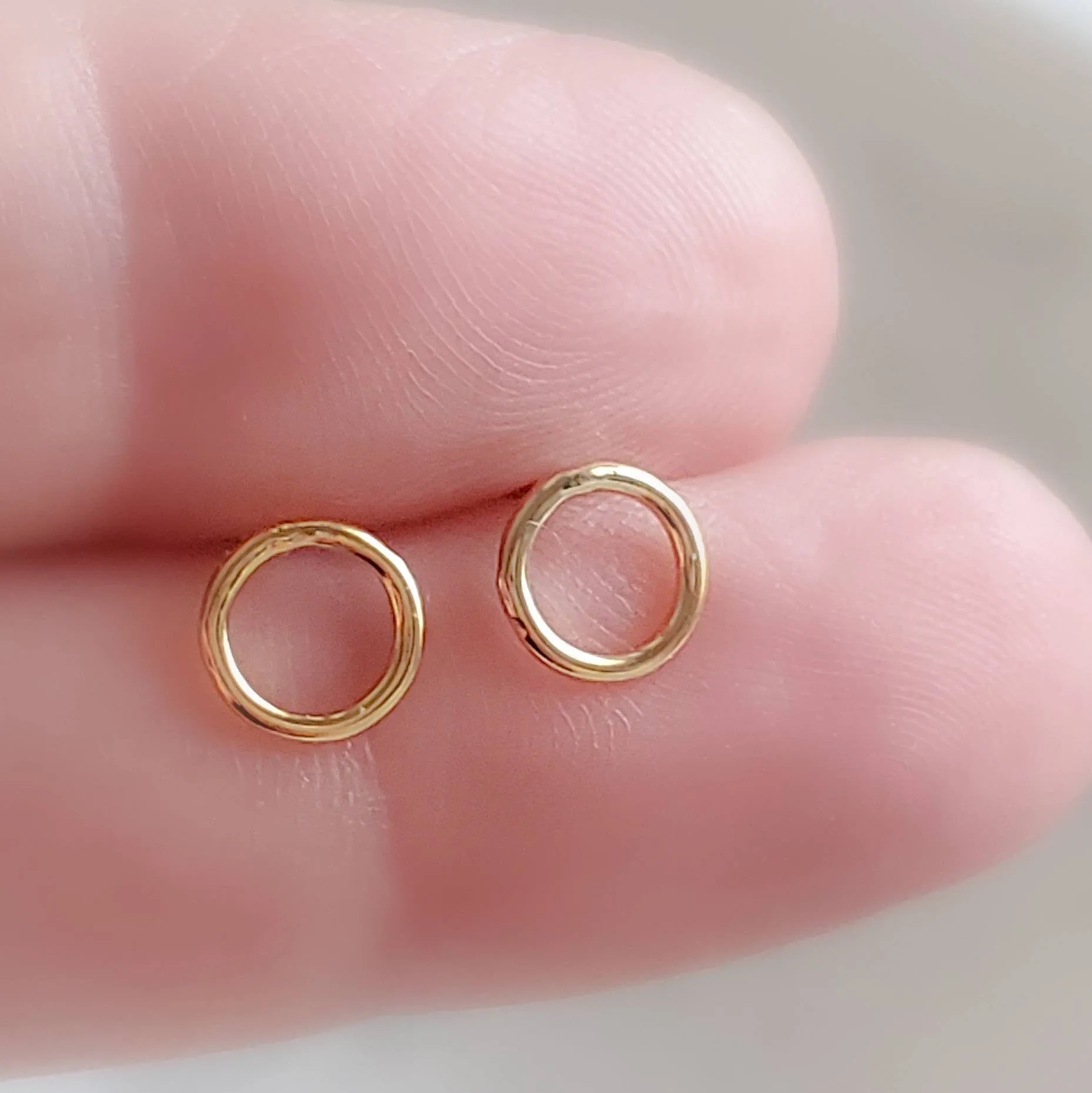 Modern Circle Studs