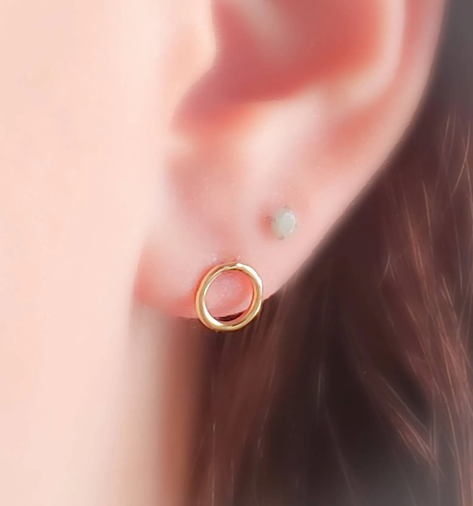 Modern Circle Studs