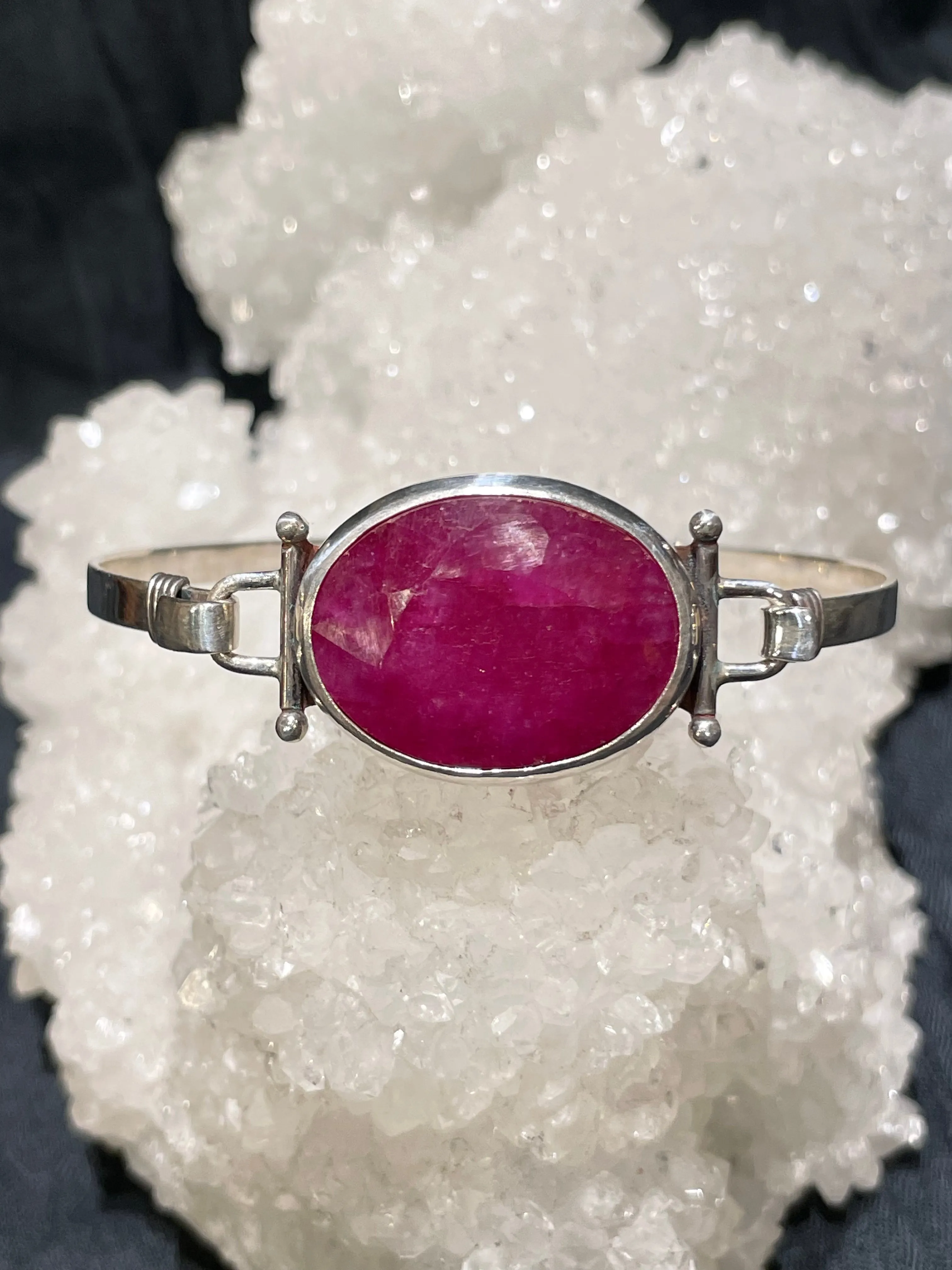 Modern Ruby Bracelet