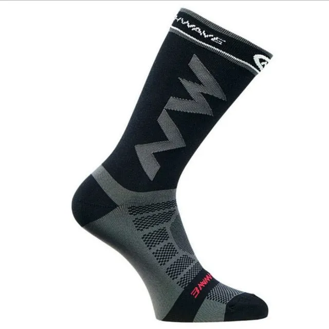 Multi-colored  Men Women Breathable Basketball Socks