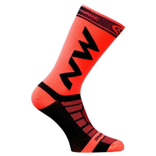 Multi-colored  Men Women Breathable Basketball Socks