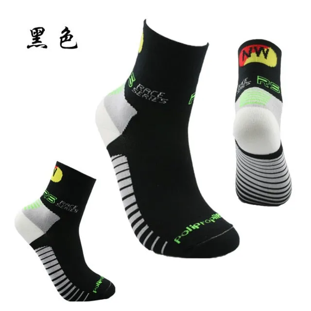 Multi-colored  Men Women Breathable Basketball Socks