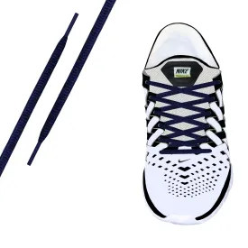 Navy Oval Athletic Lace