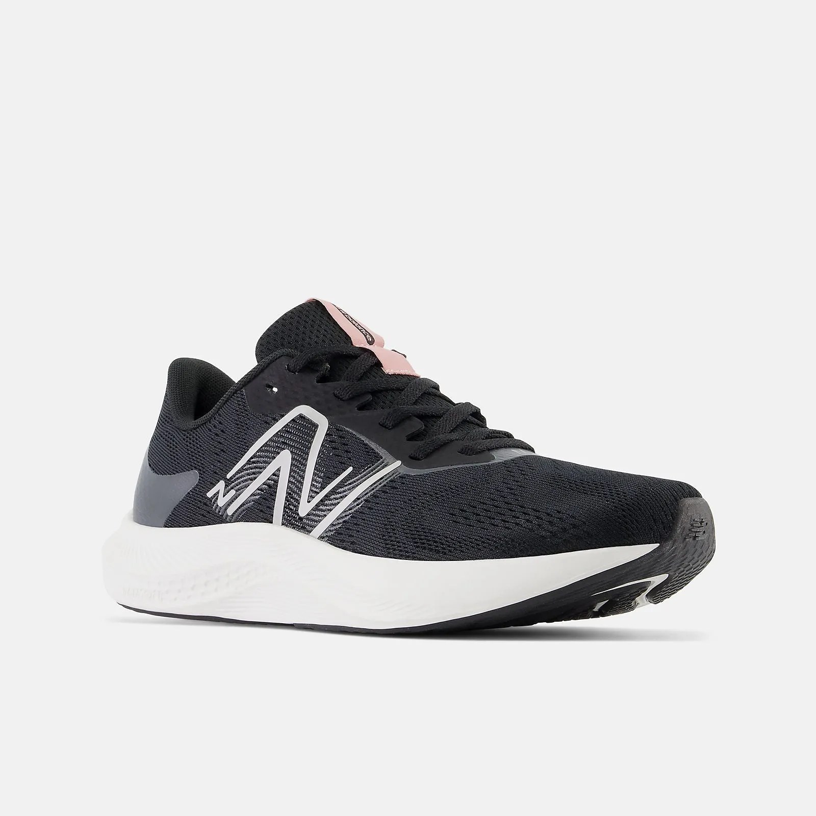 NEW BALANCE WOMEN'S DYNASOFT PRO RUN V2 BLACK/WHITE RUNNING SHOES