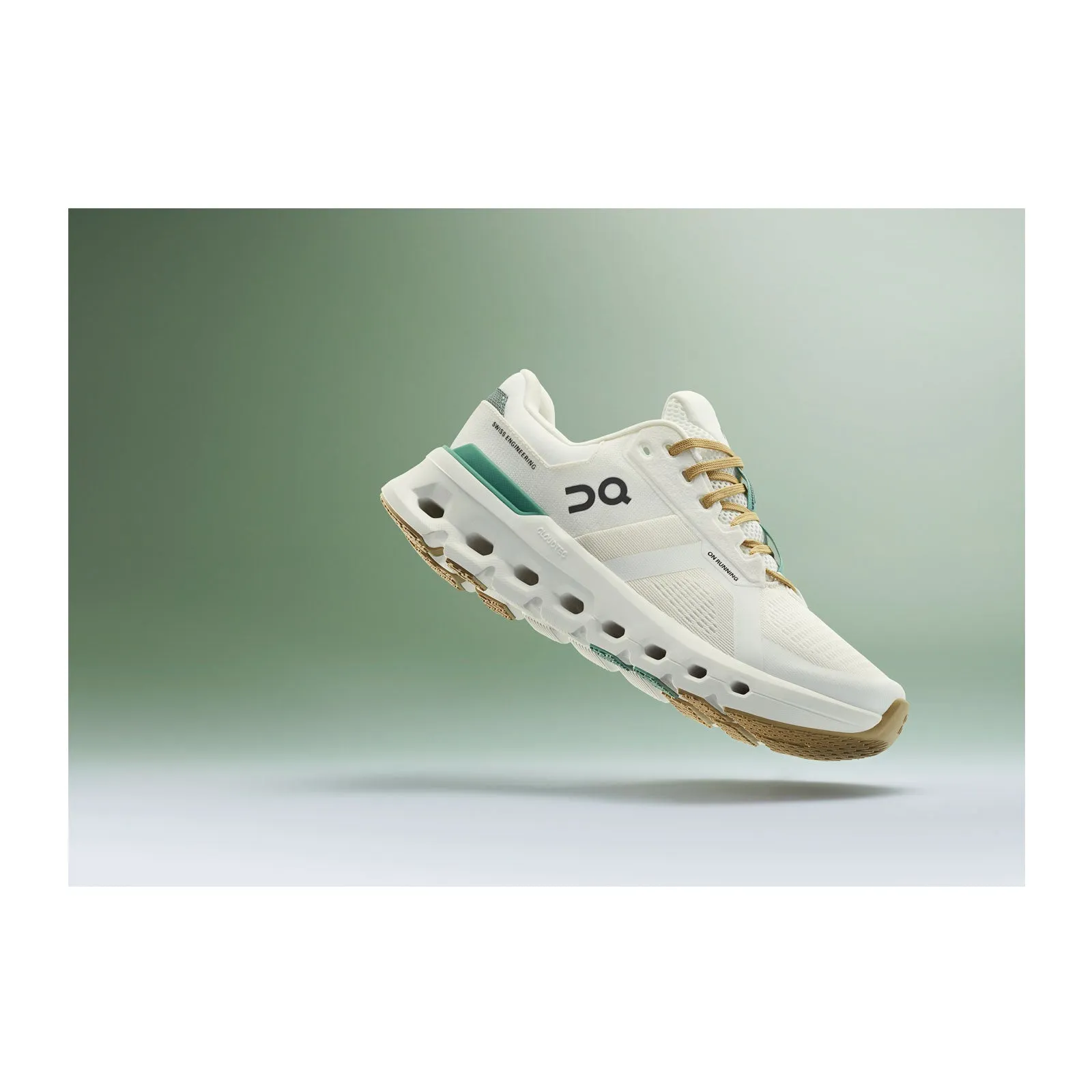 On Running Cloudrunner 2 Running Shoe (Men) - Undyed/Green