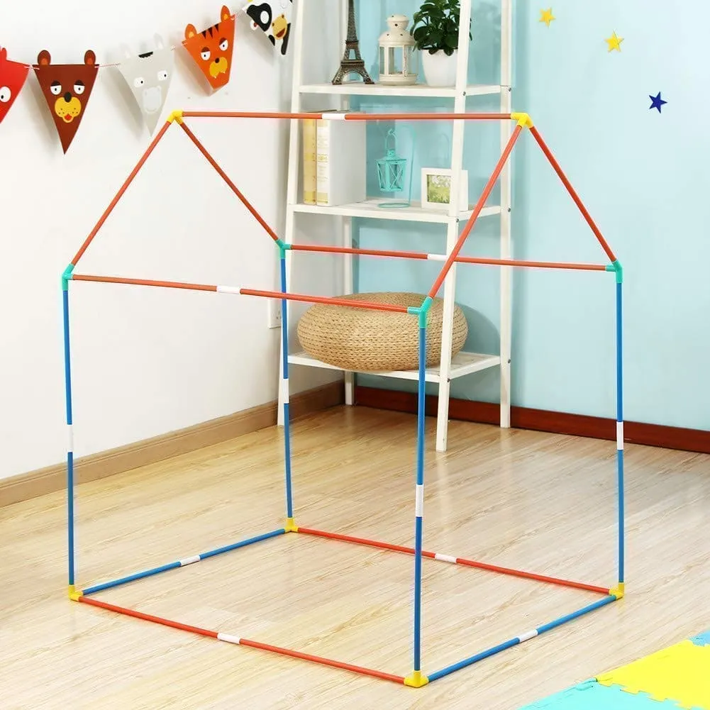 Playtime Foldable Tent House School Time - Multicolour