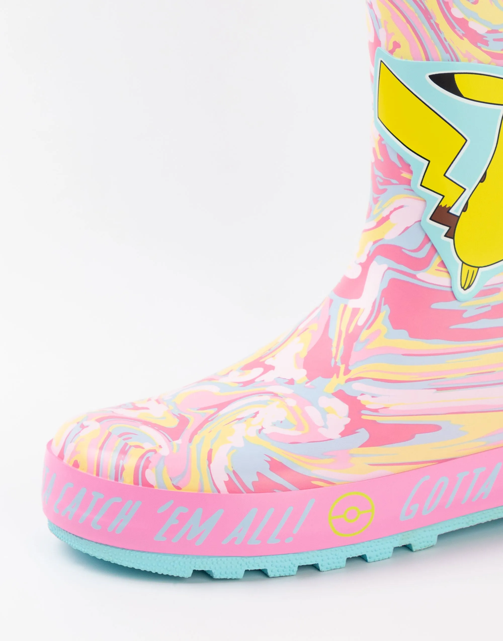 Pokemon Girls Multicoloured Wellington Boots