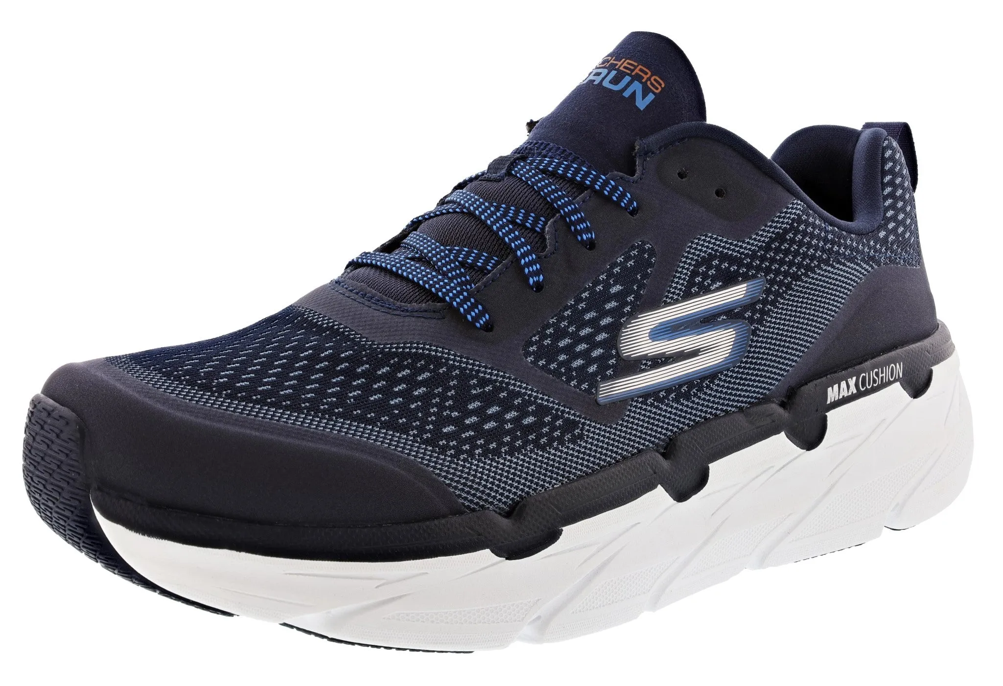 Skechers Men's Max Cushioning Premier Vantage 4E Width Lightweight Running Shoes