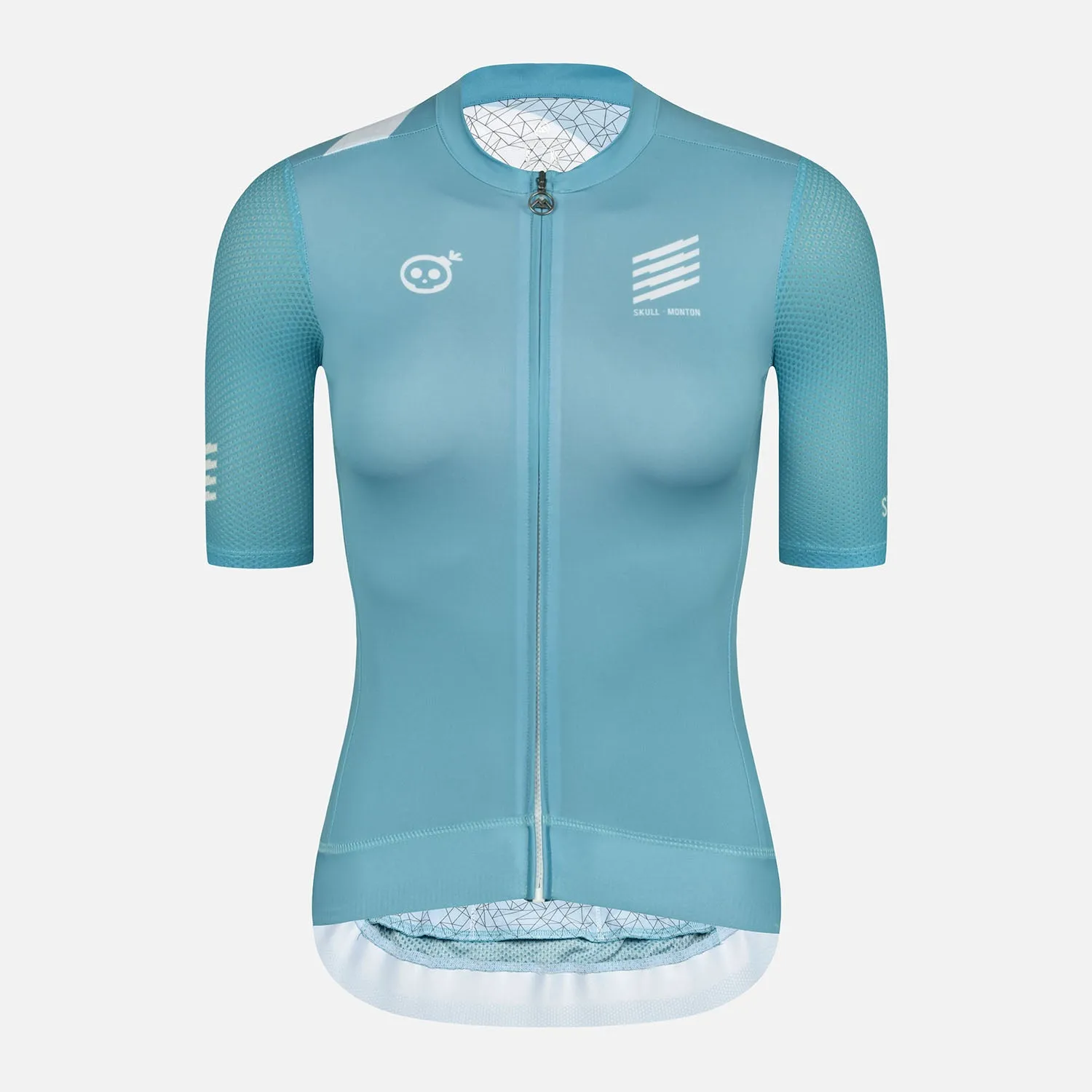 Skull Monton Cycling Jersey Womens STAURDAY III Fern Green