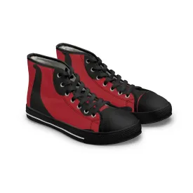 Sneakers Women's High Top Red