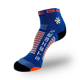 Steigen Running 1/4 Crew Socks - Royal Blue