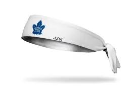 Toronto Maple Leafs: Logo White Tie Headband